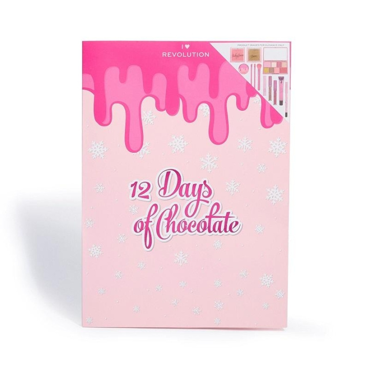 Makeup Revolution 12 Days of Choclate Advent Calendar i gruppen SKÖNHET & HÄLSA / Makeup / Verktyg & Sminkset / Sminkset hos TP E-commerce Nordic AB (C03693)