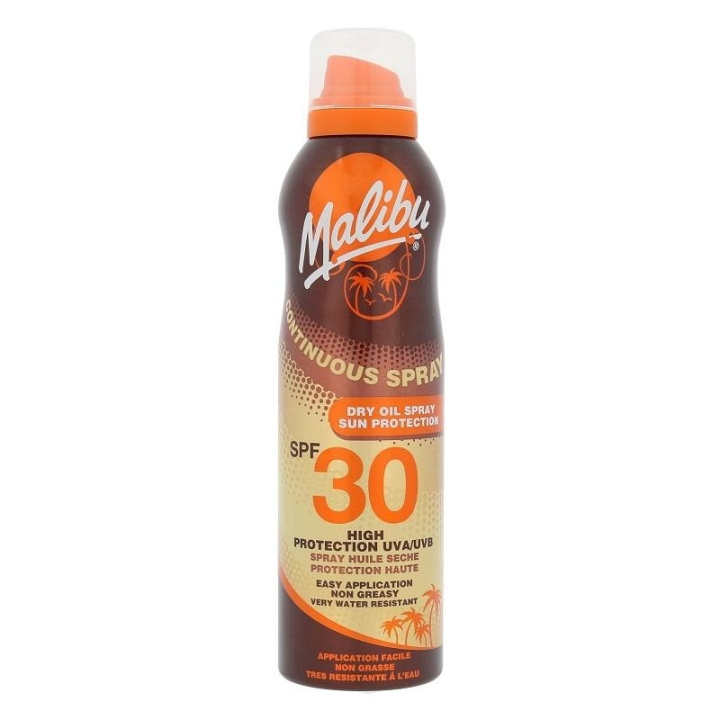 Malibu Continuous Dry Oil Spray, Solskyddsfaktor SPF30 175ml i gruppen SKÖNHET & HÄLSA / Hudvård / Solskydd & Tanning / Solskydd hos TP E-commerce Nordic AB (C03709)