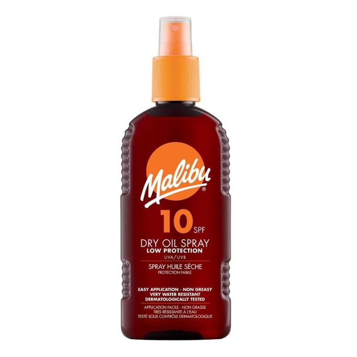 Malibu Dry Oil Spray SPF10 200ml i gruppen SKÖNHET & HÄLSA / Hudvård / Solskydd & Tanning / Solskydd hos TP E-commerce Nordic AB (C03715)