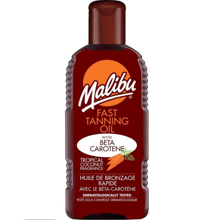 Malibu Fast Tanning Oil with Beta Carotene 100ml i gruppen SKÖNHET & HÄLSA / Hudvård / Solskydd & Tanning / Solskydd hos TP E-commerce Nordic AB (C03719)