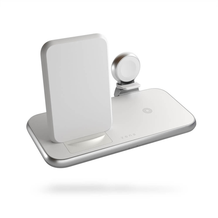 Zens 4in1 Laddare 10W inkl 45W USB-C PD Vit i gruppen SMARTPHONE & SURFPLATTOR / Laddare & Kablar / Trådlösa Qi laddare hos TP E-commerce Nordic AB (C03737)