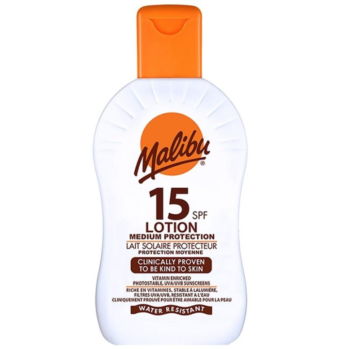 Malibu Sun Lotion SPF15 200ml i gruppen SKÖNHET & HÄLSA / Hudvård / Solskydd & Tanning / Solskydd hos TP E-commerce Nordic AB (C03783)