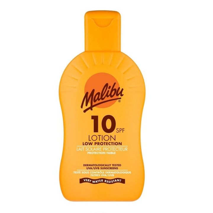 Malibu Sun Lotion SPF10 200ml i gruppen SKÖNHET & HÄLSA / Hudvård / Solskydd & Tanning / Solskydd hos TP E-commerce Nordic AB (C03787)
