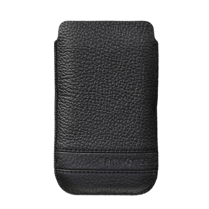 Samsonite Mobile Bag Classic Leather Small Black i gruppen SMARTPHONE & SURFPLATTOR / Mobilskydd / Universalskydd / Fodral hos TP E-commerce Nordic AB (C03852)