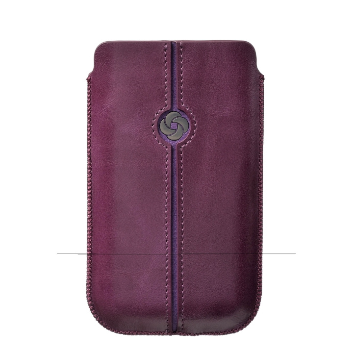 SAMSONITE Mobile Bag Dezir Leather Small Purple i gruppen SMARTPHONE & SURFPLATTOR / Mobilskydd / Universalskydd / Fodral hos TP E-commerce Nordic AB (C03867)