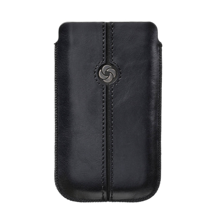 SAMSONITE Mobile Bag Dezir Leather Small Black i gruppen SMARTPHONE & SURFPLATTOR / Mobilskydd / Universalskydd / Fodral hos TP E-commerce Nordic AB (C03870)