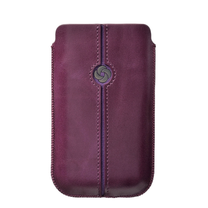 SAMSONITE Mobile Bag Dezir Leather Large Purple i gruppen SMARTPHONE & SURFPLATTOR / Mobilskydd / Universalskydd / Fodral hos TP E-commerce Nordic AB (C03871)
