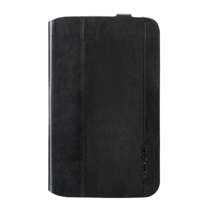Samsonite Tabletfodr. SAM Tab3 7tum Svart Eco-Läder i gruppen SMARTPHONE & SURFPLATTOR / Surfplattor skydd / Samsung-surfplattor hos TP E-commerce Nordic AB (C03881)