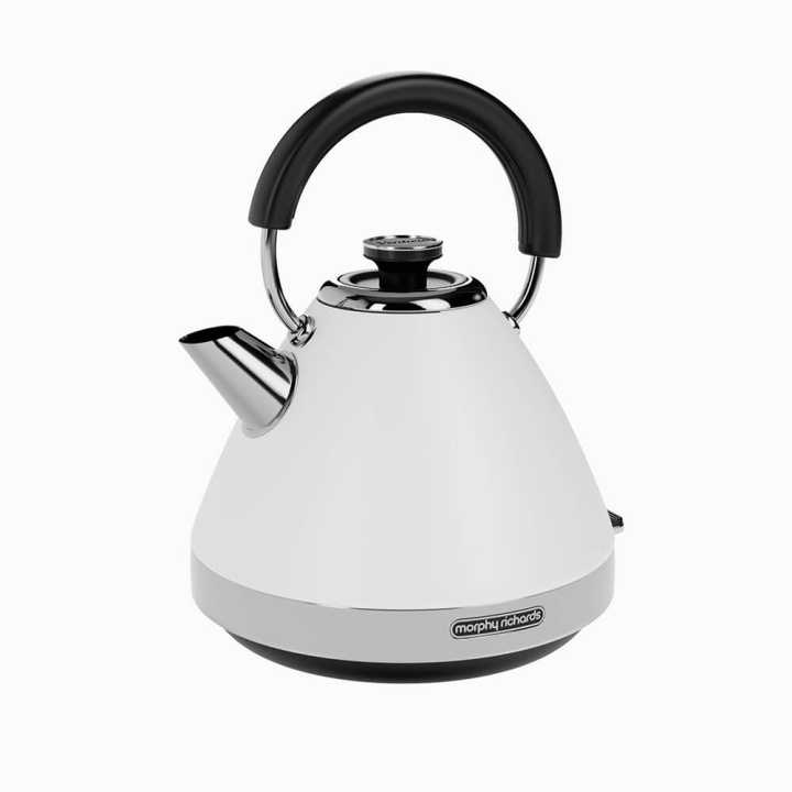 Morphy Richards Vattenkokare Venture Pyramid Vit i gruppen HEM, HUSHÅLL & TRÄDGÅRD / Hushållsmaskiner / Vatten & Juice / Vattenkokare hos TP E-commerce Nordic AB (C03898)