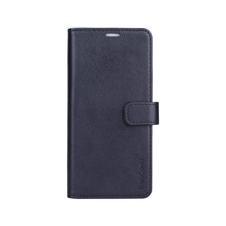 Radicover Strålningsskydd Mobilfodral PU Samsung A72 Flipcover Svart i gruppen SMARTPHONE & SURFPLATTOR / Mobilskydd / Samsung hos TP E-commerce Nordic AB (C03918)
