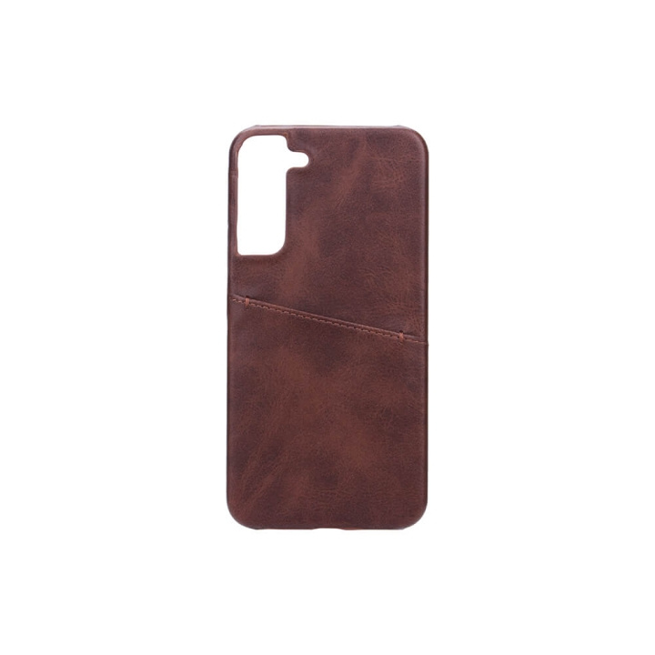 Onsala Mobilecover Brown with Cardpocket Samsung S22+ i gruppen SMARTPHONE & SURFPLATTOR / Mobilskydd / Samsung hos TP E-commerce Nordic AB (C03980)