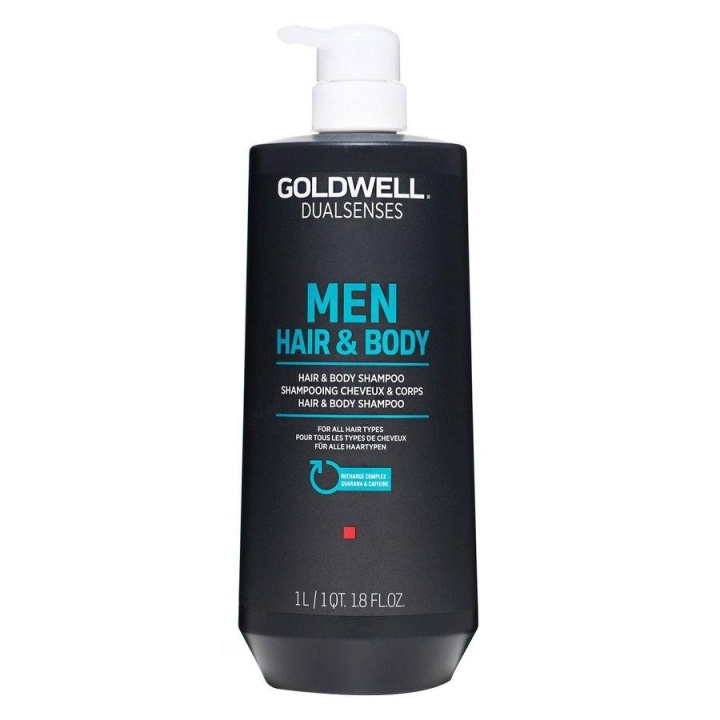 Goldwell Dualsenses Men Hair & Body Shampoo 1000ml i gruppen SKÖNHET & HÄLSA / Hår & Styling / Hårvårdsprodukter / Schampo hos TP E-commerce Nordic AB (C04097)