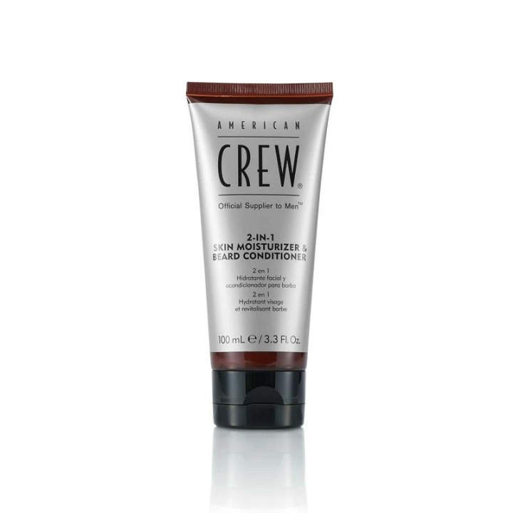 American Crew 2 In 1 Skin Moisturizer And Beard Conditioner 100ml i gruppen SKÖNHET & HÄLSA / Hår & Styling / Skäggvård / Skäggbalsam hos TP E-commerce Nordic AB (C04117)