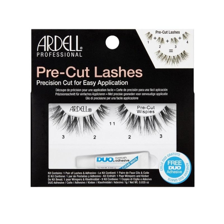 Ardell Pre-Cut Lashes - Wispies i gruppen SKÖNHET & HÄLSA / Makeup / Ögon & Ögonbryn / Lösögonfransar hos TP E-commerce Nordic AB (C04128)