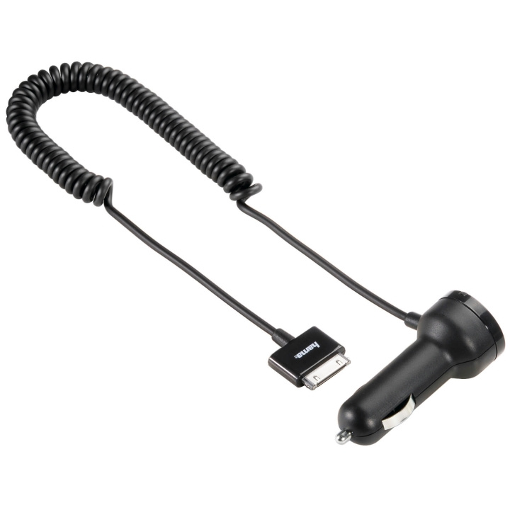 Hama Laddare iPhone3/4 12V Svart 30 Pin MFI i gruppen SMARTPHONE & SURFPLATTOR / Laddare & Kablar / Billaddare / Billaddare 30 pin hos TP E-commerce Nordic AB (C04183)