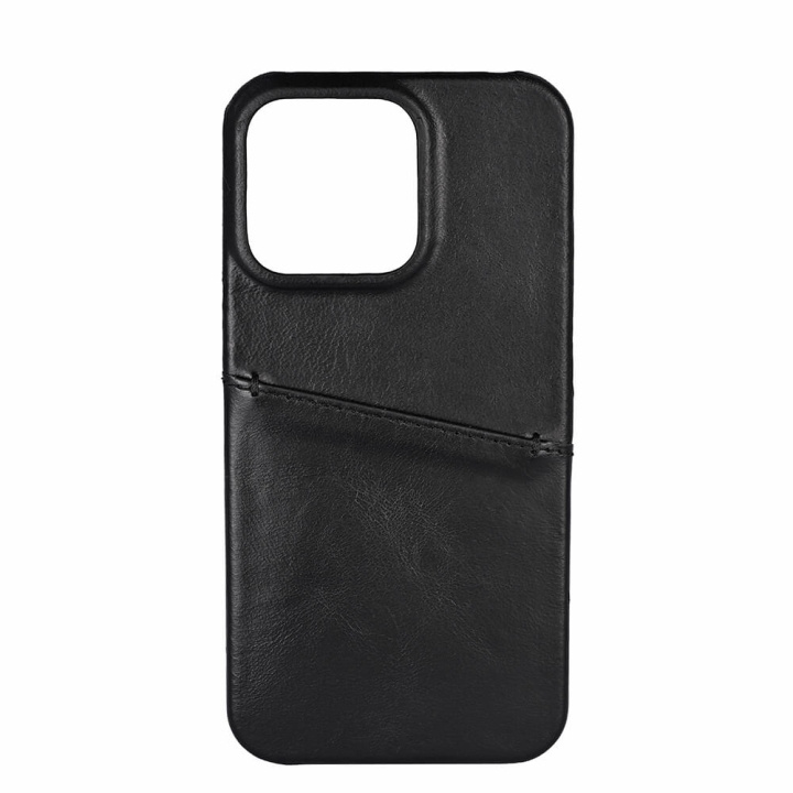 Buffalo Mobilskal Läder Svart - iPhone 13 Pro i gruppen SMARTPHONE & SURFPLATTOR / Mobilskydd / Apple / iPhone 13 / Skal hos TP E-commerce Nordic AB (C04196)