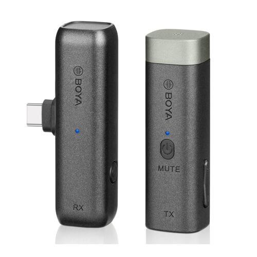 BOYA Mikrofon Smartphone Trådlös BY-WM3U USB-C i gruppen SMARTPHONE & SURFPLATTOR / Övriga tillbehör / Gadgets hos TP E-commerce Nordic AB (C04204)