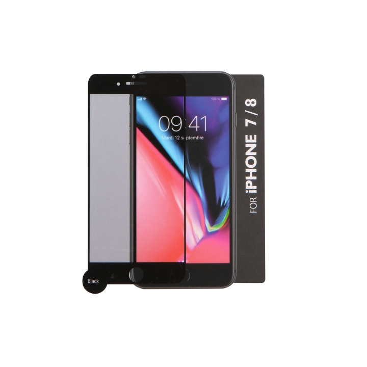 Gear Skärmskydd 3D Svart iPhone 6 / 7 / 8 / SE20 /22 i gruppen SMARTPHONE & SURFPLATTOR / Mobilskydd / Apple / iPhone 8 / Skärmskydd hos TP E-commerce Nordic AB (C04222)