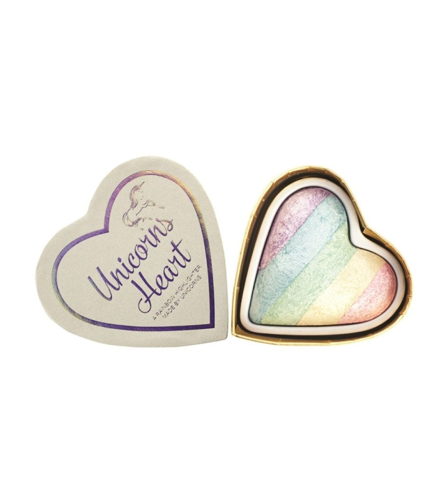 Makeup Revolution Unicorns Heart Highlighter i gruppen SKÖNHET & HÄLSA / Makeup / Basmakeup / Contour/Highlight hos TP E-commerce Nordic AB (C04225)