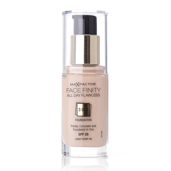 Max Factor Facefinity 3 In 1 Foundation 40 Light Ivory i gruppen SKÖNHET & HÄLSA / Makeup / Basmakeup / Foundation hos TP E-commerce Nordic AB (C04317)