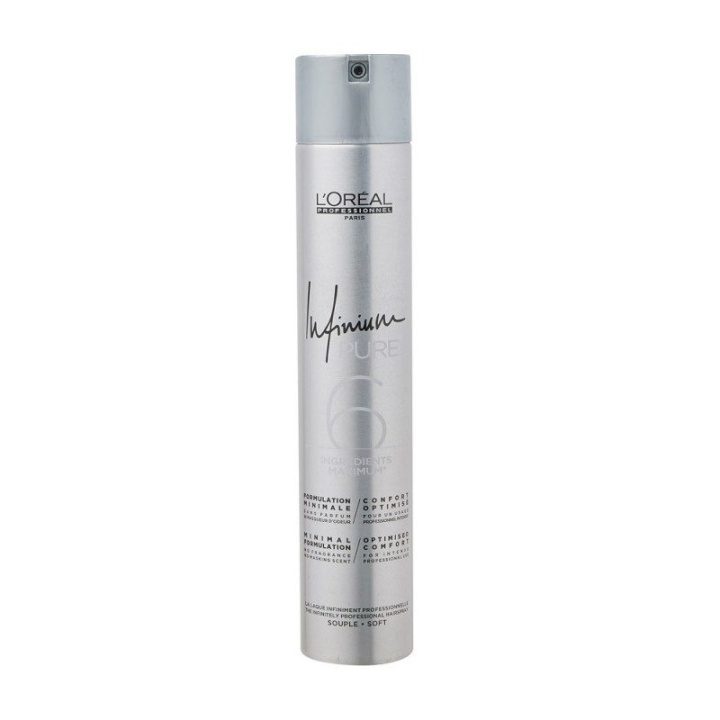 L\'Oreal LOréal Infinium Pure Soft Hairspray 300ml i gruppen SKÖNHET & HÄLSA / Hår & Styling / Hårstylingprodukter / Hårspray hos TP E-commerce Nordic AB (C04334)
