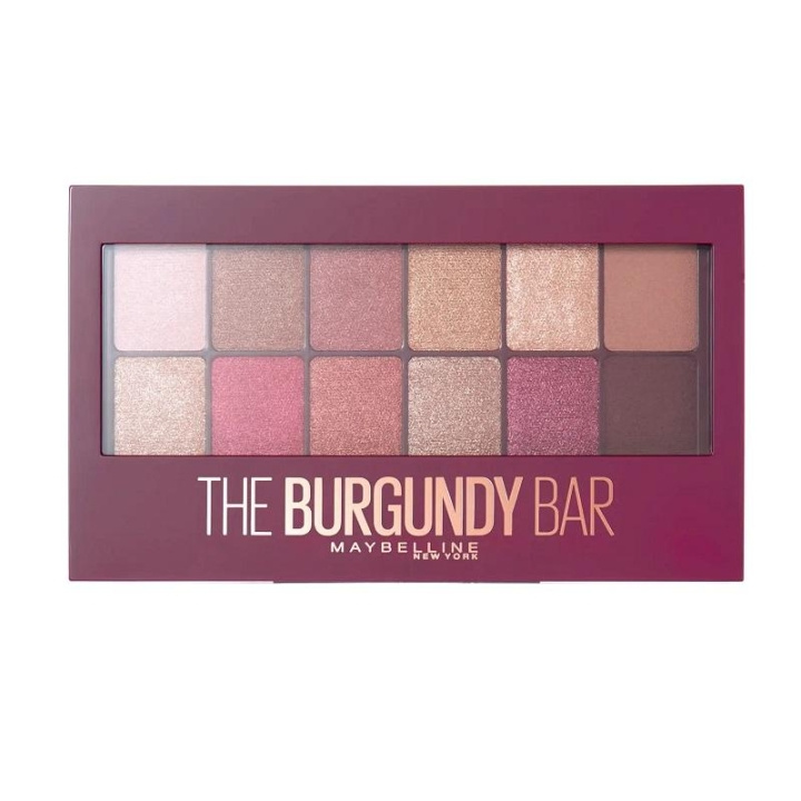 Maybelline The Burgundy Bar Eyeshadow Palette 9.6g i gruppen SKÖNHET & HÄLSA / Makeup / Ögon & Ögonbryn / Ögonskuggor hos TP E-commerce Nordic AB (C04349)