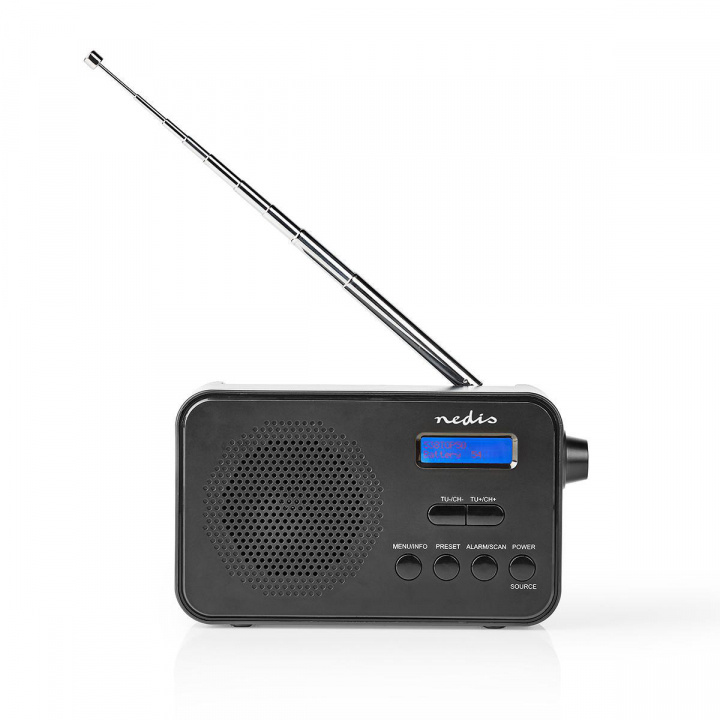 Nedis DAB+ Radio | Portabel design | DAB+ / FM | 1.3 