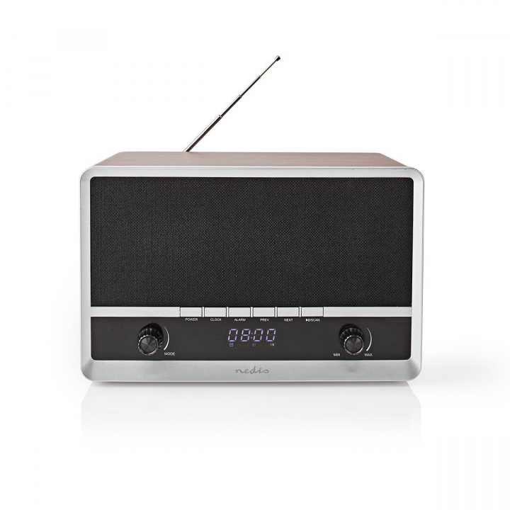 Nedis FM-radio | Bordsdesign | AM / FM | Batteridriven / USB ström | Digital | 12 W | Skärmstorlek: 1.6 