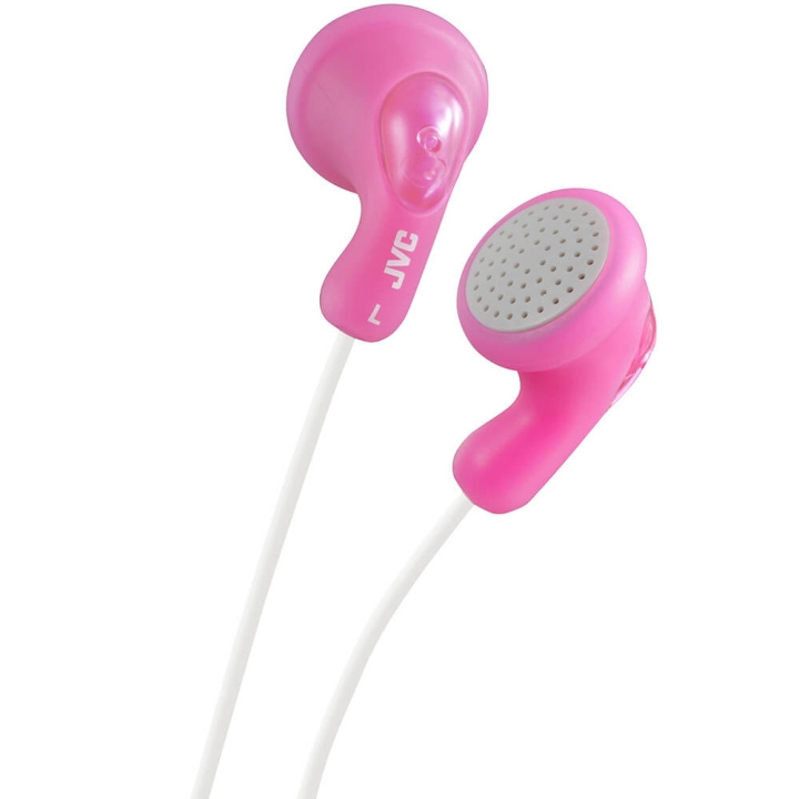 JVC Hörlur F14 Gumy In-Ear Rosa i gruppen HEMELEKTRONIK / Ljud & Bild / Hörlurar & Tillbehör / Hörlurar hos TP E-commerce Nordic AB (C04411)