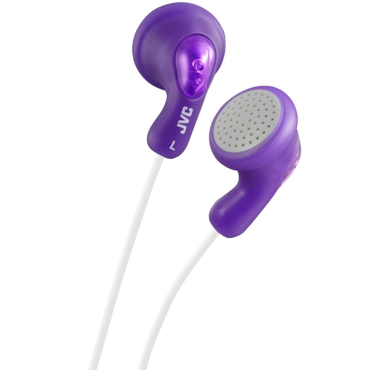 JVC Hörlur F14 Gumy In-Ear Violett i gruppen HEMELEKTRONIK / Ljud & Bild / Hörlurar & Tillbehör / Hörlurar hos TP E-commerce Nordic AB (C04413)