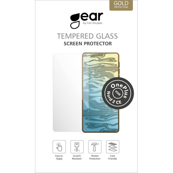 Gear Displayskydd 2.5D OnePlus Nord CE i gruppen SMARTPHONE & SURFPLATTOR / Mobilskydd / OnePlus hos TP E-commerce Nordic AB (C04440)