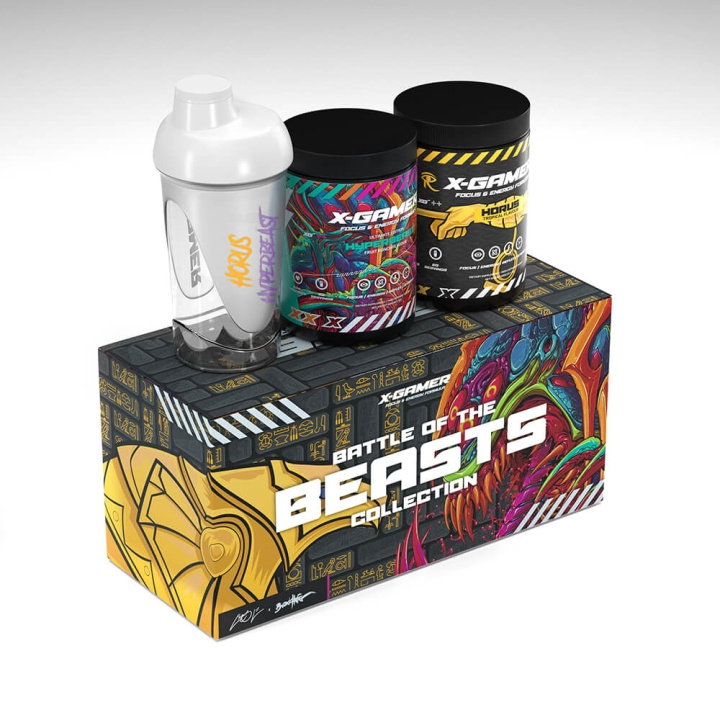 X-GAMER X-Tubz Battle of the Beast Collection Box i gruppen DATORER & KRINGUTRUSTNING / Gaming / Energidryck för Gamers hos TP E-commerce Nordic AB (C04496)