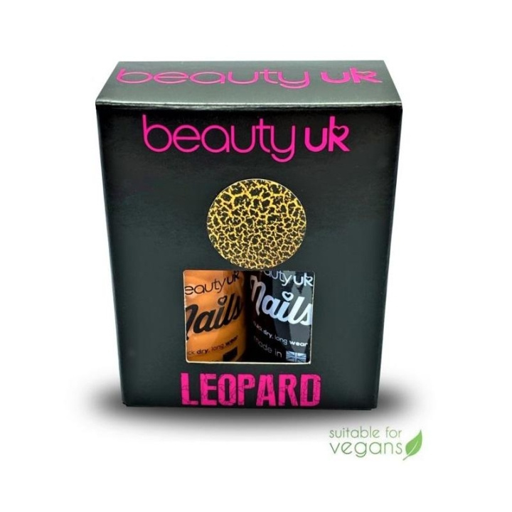 BeautyUK Beauty UK Nails Wild Things - Leopard 2x11ml i gruppen SKÖNHET & HÄLSA / Manikyr/Pedikyr / Nagellack hos TP E-commerce Nordic AB (C04521)