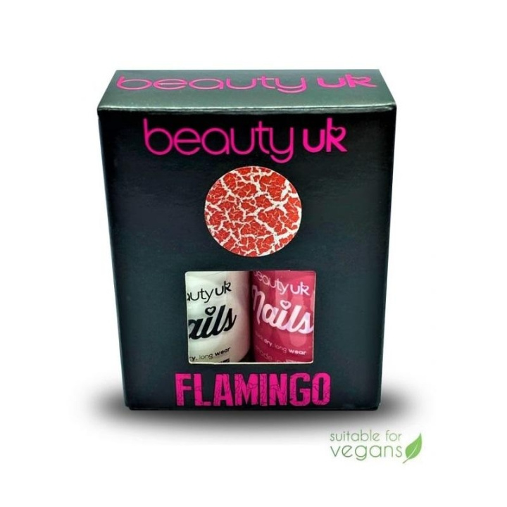 BeautyUK Beauty UK Nails Wild Things - Flamingo 2x11ml i gruppen SKÖNHET & HÄLSA / Manikyr/Pedikyr / Nagellack hos TP E-commerce Nordic AB (C04522)