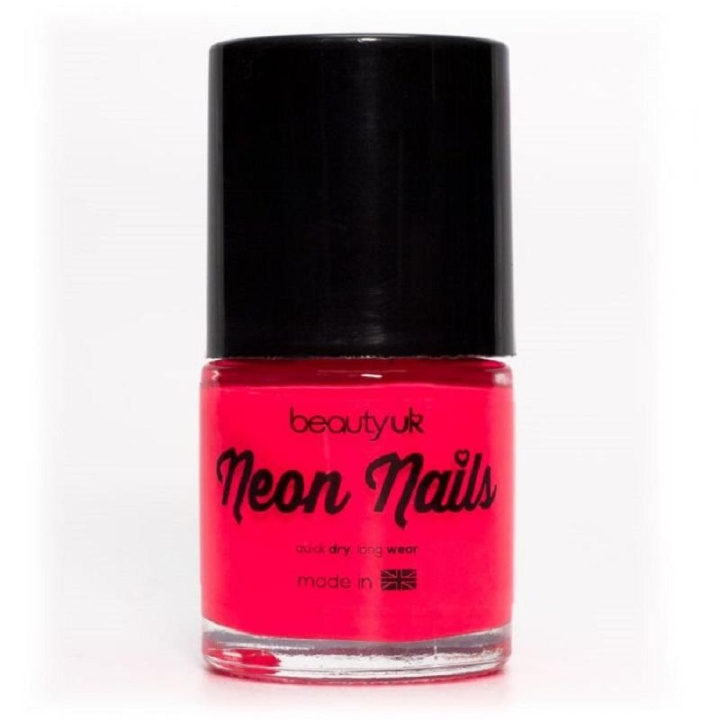 BeautyUK Beauty UK Neon Nail Polish - Pink i gruppen SKÖNHET & HÄLSA / Manikyr/Pedikyr / Nagellack hos TP E-commerce Nordic AB (C04531)