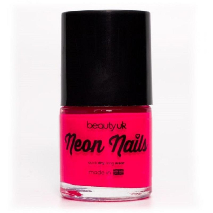 BeautyUK Beauty UK Neon Nail Polish - Magenta i gruppen SKÖNHET & HÄLSA / Manikyr/Pedikyr / Nagellack hos TP E-commerce Nordic AB (C04532)