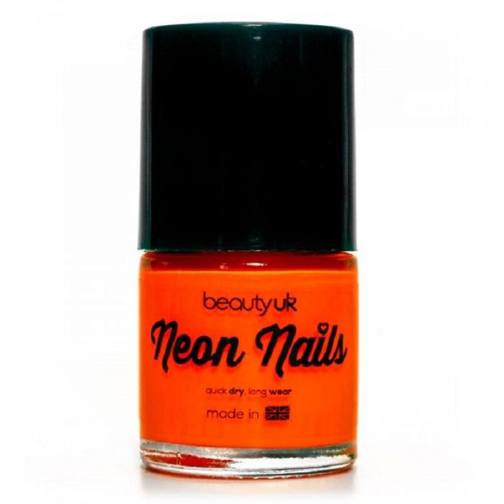 BeautyUK Beauty UK Neon Nail Polish - Orange i gruppen SKÖNHET & HÄLSA / Manikyr/Pedikyr / Nagellack hos TP E-commerce Nordic AB (C04533)