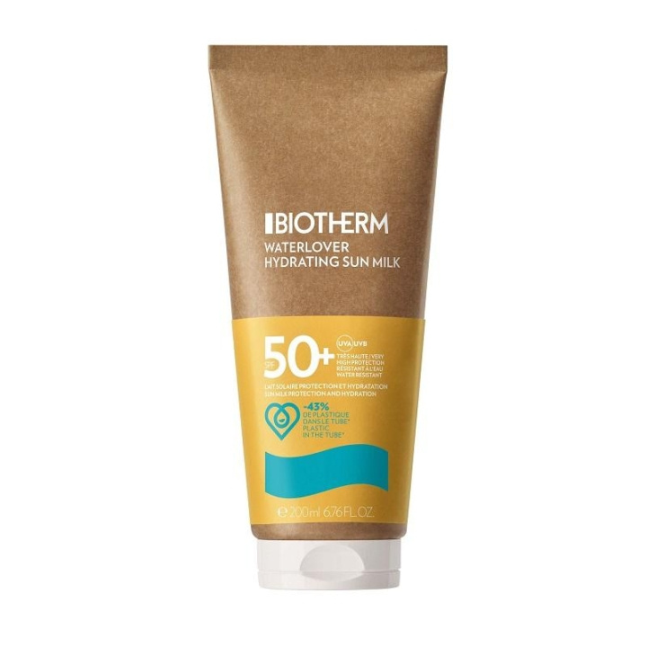 Biotherm Waterlover Hydrating Sun Milk, Solkräm SPF50+ 200ml i gruppen SKÖNHET & HÄLSA / Hudvård / Solskydd & Tanning / Solskydd hos TP E-commerce Nordic AB (C04567)