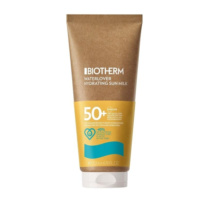 Biotherm Waterlover Hydrating Sun Milk, Solkräm SPF50+ 200ml i gruppen SKÖNHET & HÄLSA / Hudvård / Solskydd & Tanning / Solskydd hos TP E-commerce Nordic AB (C04567)