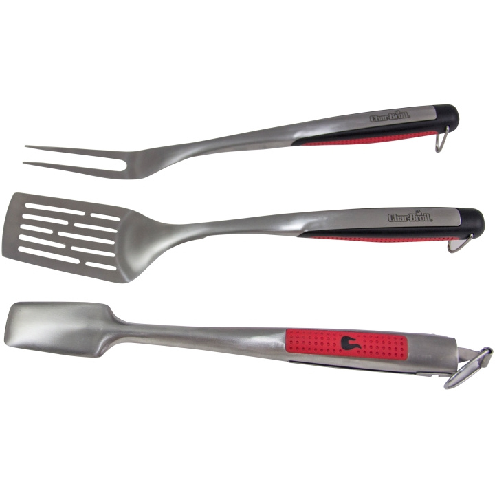 Char-broil Comfort Grip redskapset 3 delar i gruppen HEM, HUSHÅLL & TRÄDGÅRD / Trädgårdsprodukter / Grillar & Grilltillbehör hos TP E-commerce Nordic AB (C04593)