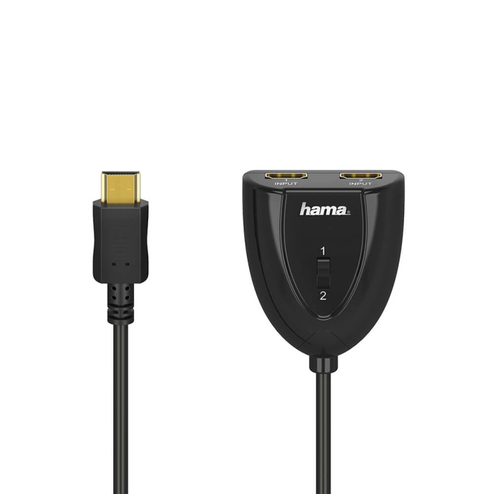 HAMA Switcher HDMI 2x1 i gruppen HEMELEKTRONIK / Kablar & Adaptrar / HDMI / Adaptrar hos TP E-commerce Nordic AB (C04631)