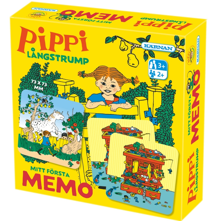 Mitt första memo Pippi Långstrump i gruppen LEKSAKER, BARN- & BABYPRODUKTER / Leksaker / Sällskapsspel / Barnspel hos TP E-commerce Nordic AB (C04667)