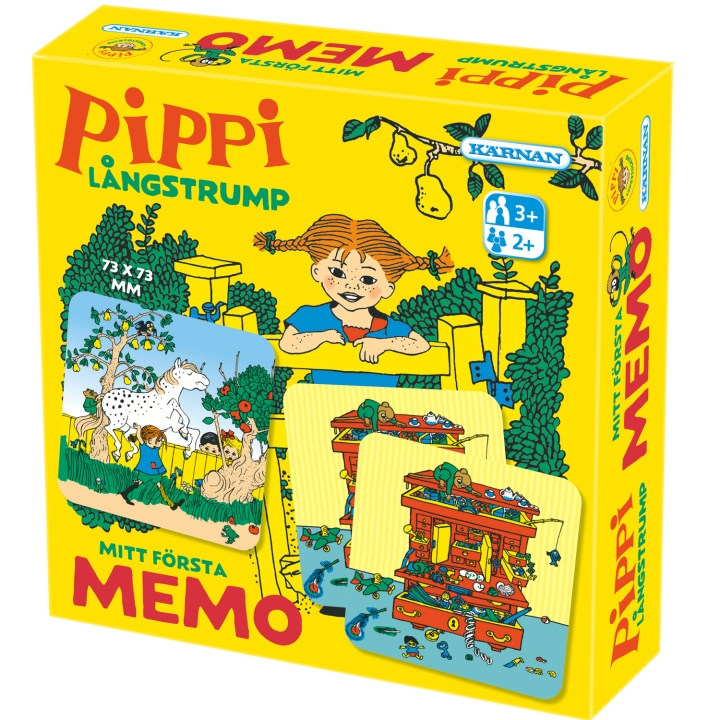 Kärnan Mitt första memo Pippi Långstrump i gruppen LEKSAKER, BARN- & BABYPRODUKTER / Spel / Barnspel hos TP E-commerce Nordic AB (C04667)
