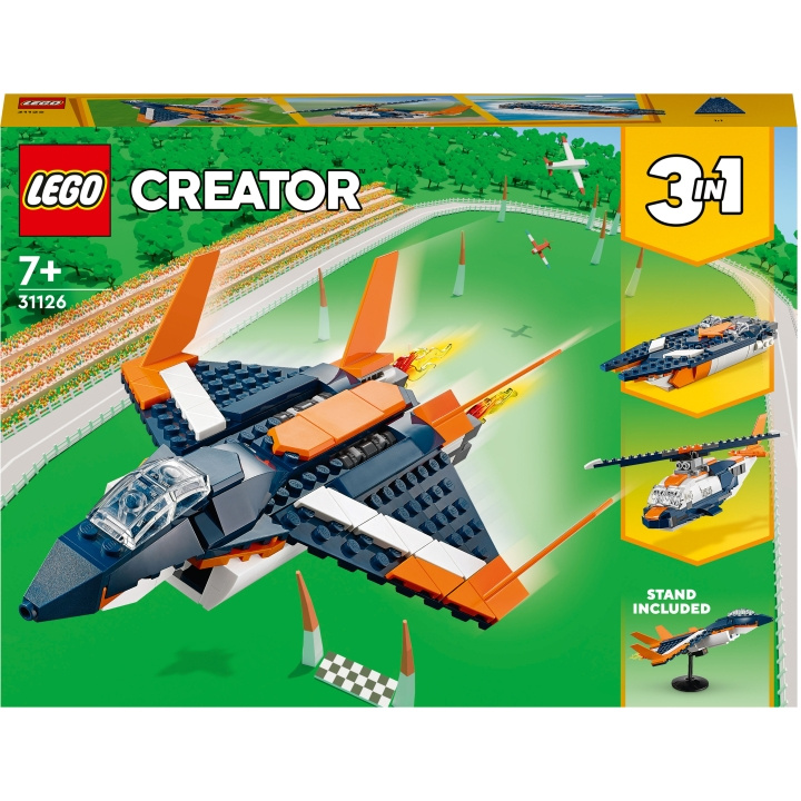Creator 3in1 - Överljudsjetplan i gruppen LEKSAKER, BARN- & BABYPRODUKTER / Leksaker / Byggleksaker / Lego hos TP E-commerce Nordic AB (C04708)