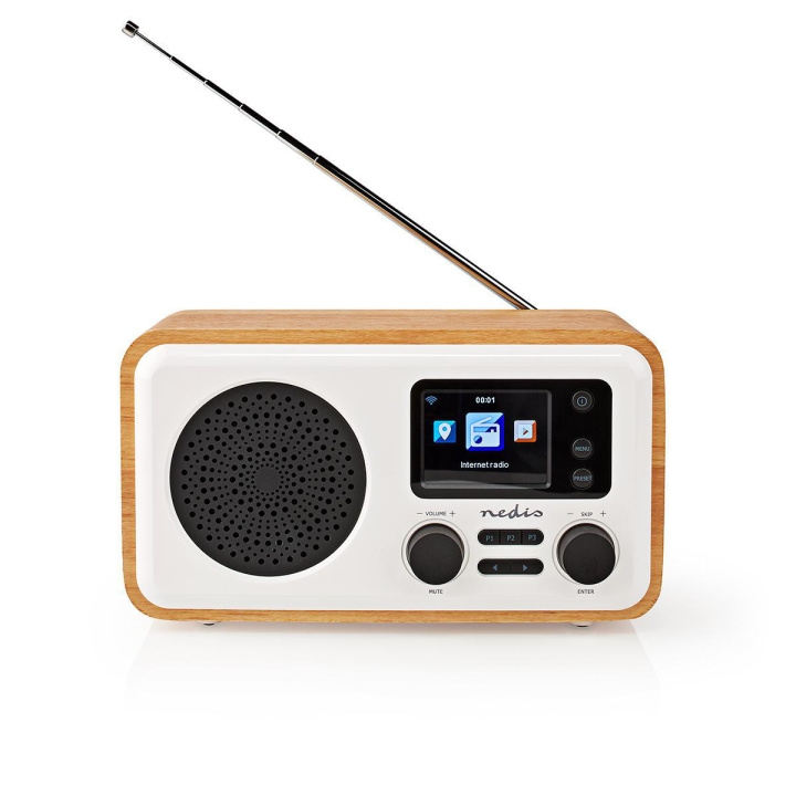 Nedis Internet Radio | Bordsdesign | Bluetooth® / Wi-Fi | DAB+ / FM / Internet | 2.4 