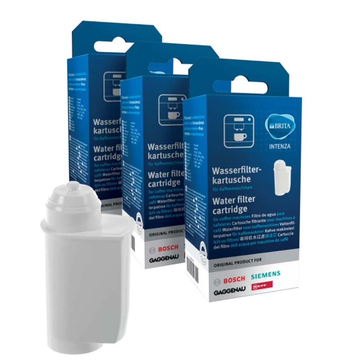 bosch Brita Intenza vattenfilter för helautomatiska kaffemaskiner - 3 st i gruppen HEM, HUSHÅLL & TRÄDGÅRD / Hushållsmaskiner / Kaffemaskiner & Tillbehör / Filter & Tillbehör hos TP E-commerce Nordic AB (C04826)