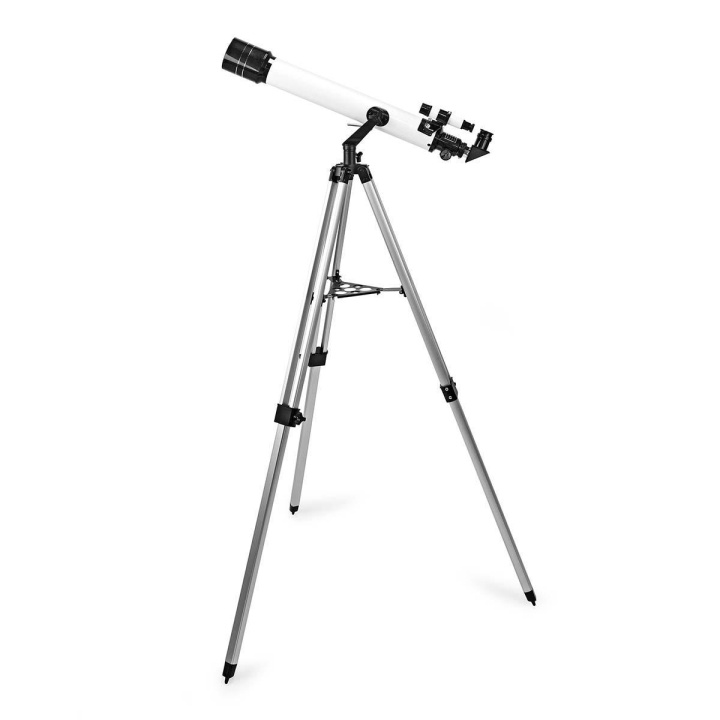 Nedis Teleskop | Bländare: 70 mm | Brännvidd: 700 mm | Finderscope: 5 x 24 | Maximal arbetshöjd: 125 cm | Tripod | Svart / Vit i gruppen SPORT, FRITID & HOBBY / Friluftsliv / Kikare hos TP E-commerce Nordic AB (C04863)