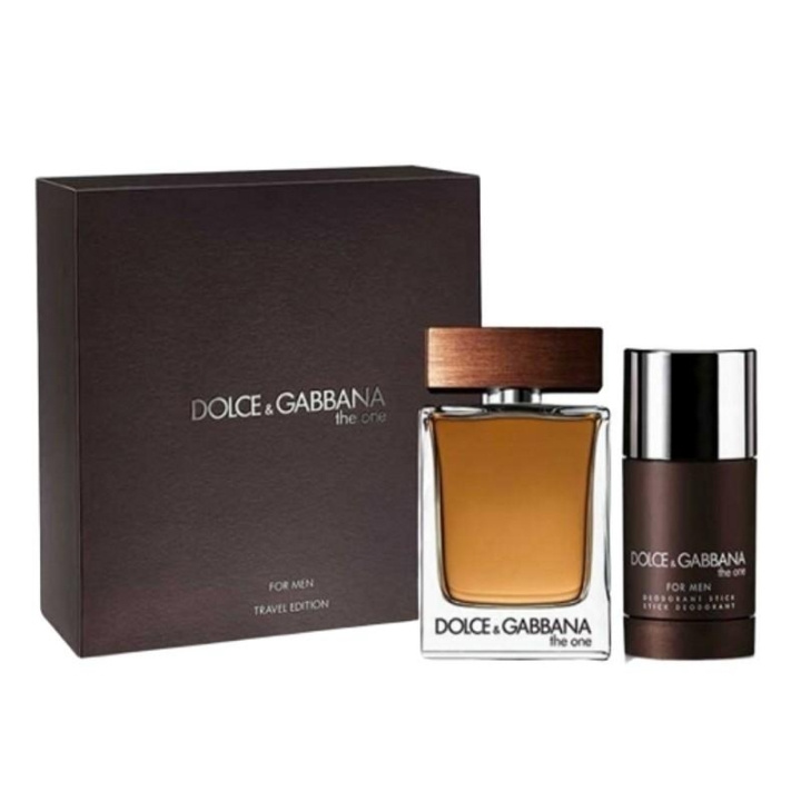 Dolce & Gabbana Giftset Dolce & Gabbana The One For Men Edt 100ml + Deostick 75g i gruppen SKÖNHET & HÄLSA / Doft & Parfym / Parfym / Parfym för honom hos TP E-commerce Nordic AB (C04893)