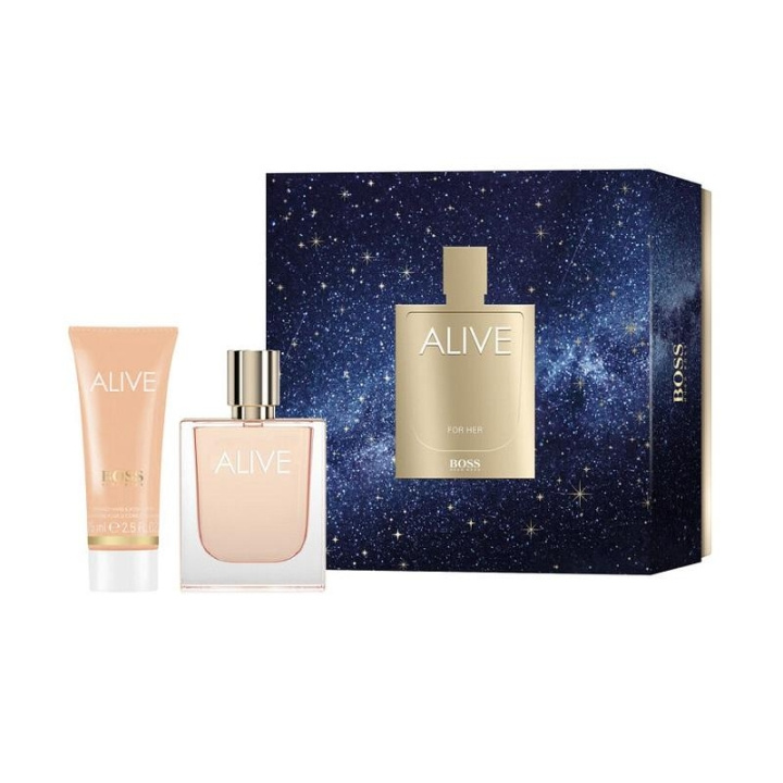 Hugo Boss Giftset Hugo Boss Alive Edp 50ml + Body Lotion 75ml i gruppen SKÖNHET & HÄLSA / Doft & Parfym / Parfym / Parfym för henne hos TP E-commerce Nordic AB (C04940)