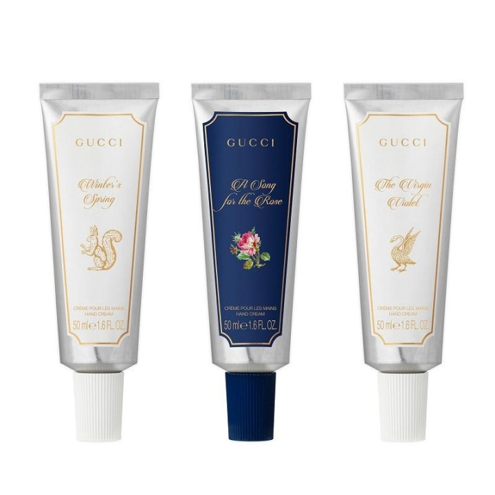 Gucci Giftset Gucci The Alchemist\'s Garden 3-Piece Hand Cream i gruppen SKÖNHET & HÄLSA / Manikyr/Pedikyr / Handkräm hos TP E-commerce Nordic AB (C04947)